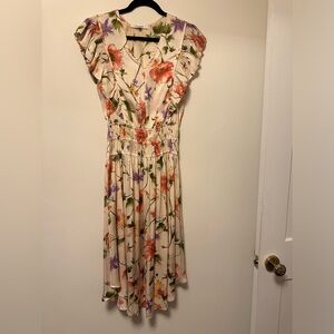 Women’s XS Midi Floral Dress